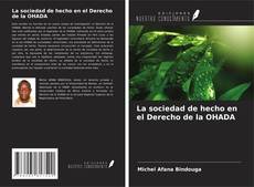 Bookcover of La sociedad de hecho en el Derecho de la OHADA