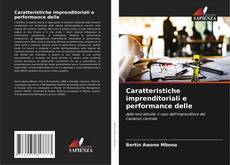 Portada del libro de Caratteristiche imprenditoriali e performance delle