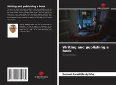 Обложка Writing and publishing a book
