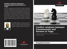Conflict relations between transhumants and farmers in Togo: kitap kapağı