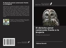 El derecho penal camerunés frente a la brujería kitap kapağı