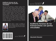 Capa do livro de Auditoría forense de las transacciones con partes vinculadas 