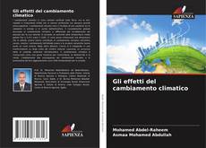 Capa do livro de Gli effetti del cambiamento climatico 