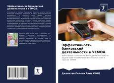 Buchcover von Эффективность банковской деятельности в УEMOA.