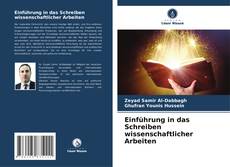 Einführung in das Schreiben wissenschaftlicher Arbeiten kitap kapağı