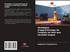 Capa do livro de Stratégies d'apprentissage de l'anglais en tant que seconde langue 