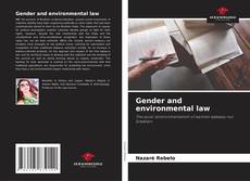 Couverture de Gender and environmental law