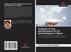 Buchcover von Analysis of the performance of ICT technologies in Spain