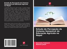 Portada del libro de Estudo de Percepção do Sistema Semestral de Educação Agrícola no Nepal