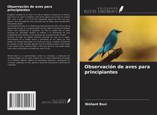 Buchcover von Observación de aves para principiantes