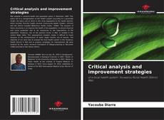 Capa do livro de Critical analysis and improvement strategies 