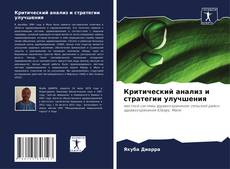 Buchcover von Критический анализ и стратегии улучшения