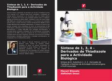 Portada del libro de Síntese de 1, 3, 4 - Derivados de Thiadiazole para a Actividade Biológica