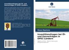 Investitionsfragen bei Öl- und Gasverträgen in OPEC-Ländern kitap kapağı