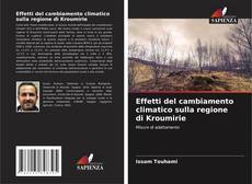 Buchcover von Effetti del cambiamento climatico sulla regione di Kroumirie