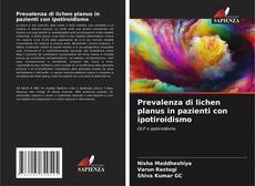 Capa do livro de Prevalenza di lichen planus in pazienti con ipotiroidismo 