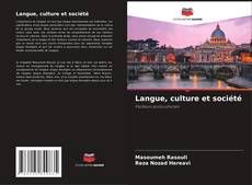 Buchcover von Langue, culture et société