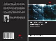 Buchcover von The Dimensions of Meaning in Art