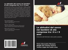 Le abitudini del sonno nei bambini di età compresa tra i 6 e i 9 anni的封面