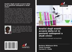 Capa do livro de Analisi degli eventi avversi della LC in pazienti sottoposti a studi clinici 