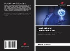 Copertina di Institutional Communication