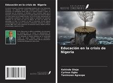 Portada del libro de Educación en la crisis de Nigeria