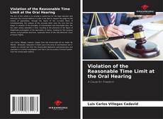 Violation of the Reasonable Time Limit at the Oral Hearing kitap kapağı