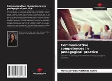 Capa do livro de Communicative competences in pedagogical practice 