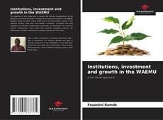 Bookcover of Institutions, investment and growth in the WAEMU