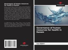Capa do livro de Governance of human resources for health in Kanem 