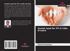 Unmet need for FP in Côte d'Ivoire kitap kapağı