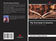 Couverture de The first book in America