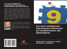 Buchcover von Les neuf compétences linguistiques influençant les condamnations des destinataires