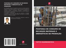 Bookcover of POUPANÇA DE CONSUMO DE RECURSOS MATERIAIS E ENERGÉTICOS NA PRODUÇÃO