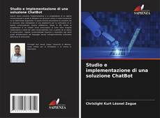 Portada del libro de Studio e implementazione di una soluzione ChatBot