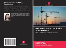 Buchcover von IDE marroquino na África Subsaariana