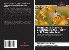 Capa do livro de Onitocenosis of coffee plantations in the locality of El Aguacate, Cuba 