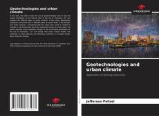 Couverture de Geotechnologies and urban climate
