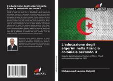 Capa do livro de L'educazione degli algerini nella Francia coloniale secondo il 