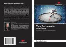 Copertina di Time for concrete solutions