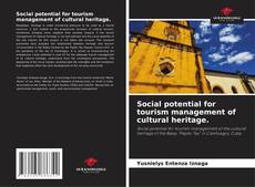 Capa do livro de Social potential for tourism management of cultural heritage. 