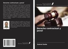 Capa do livro de Derecho contractual y penal 
