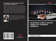Buchcover von Corporate culture and its impact on customer relations