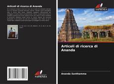 Обложка Articoli di ricerca di Ananda