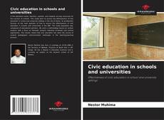 Couverture de Civic education in schools and universities