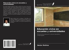 Capa do livro de Educación cívica en escuelas y universidades 