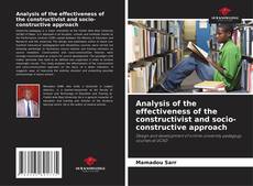 Capa do livro de Analysis of the effectiveness of the constructivist and socio-constructive approach 