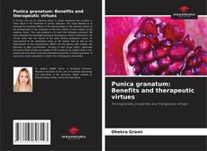 Buchcover von Punica granatum: Benefits and therapeutic virtues