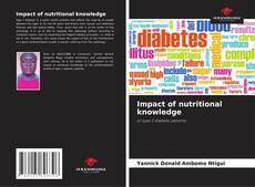 Copertina di Impact of nutritional knowledge