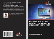 Buchcover von CLASSIFICAZIONE DEI METODI PER GARANTIRE SICUREZZA ECONOMICA